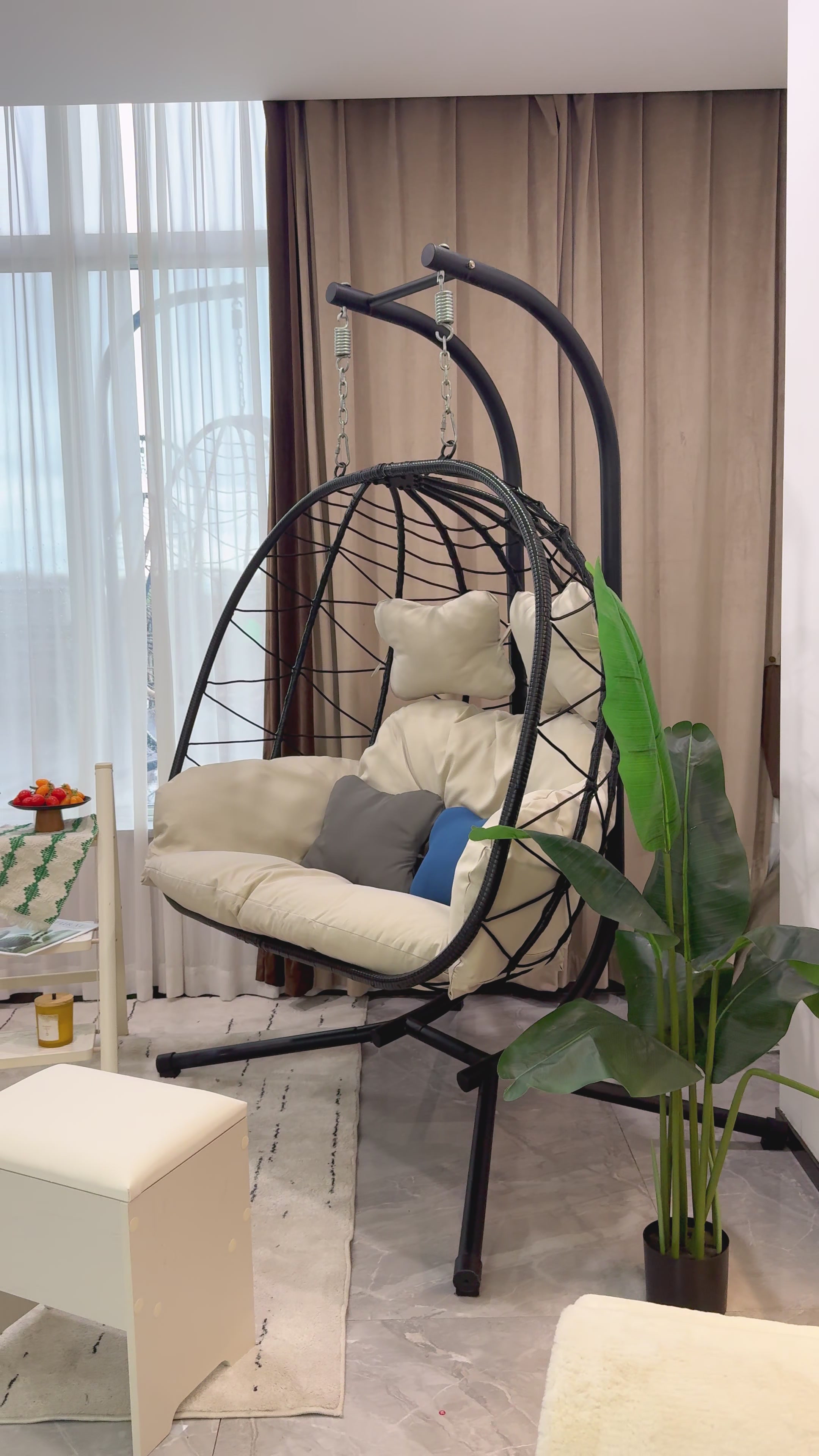 Whose love chair #furniture #outdoors #indoor #eggchair #ticktok 
