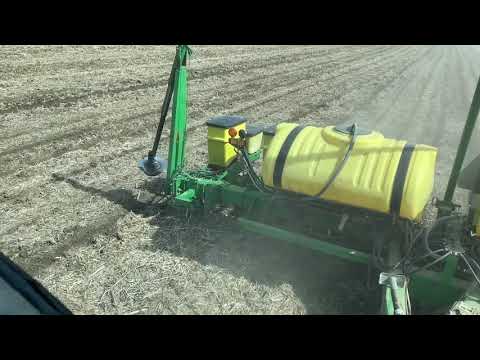 Driving the planter through Omaha