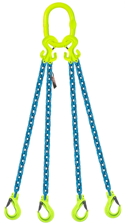 4-Leg Adjustable Chain Sling with Slip Hooks, 3/8" – Dakota Riggers & Tool Supply, Inc.