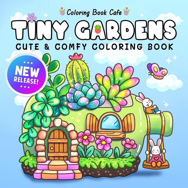 ❤️ NEW RELEASE! 🐝
"Tiny Gardens" 🪴🐞
🌵 LINK IN BIO 👉

Get ready to relax, unwind, and enjoy the simple joys of coloring with 30 adorable and bold and easy designs. 

Each page is bursting with tiny garden magic—think charming little pots, happy flowers, and cheerful bugs, all waiting for your creative touch. 

Let your imagination bloom, find your happy place, and enjoy hours of stress-free, heartwarming fun!

#coloringbookcafe #coloringbookcafecoloringbook #adultcoloring #adultcolouring #coloringbook #coloringbookaddict #coloringbookforadults #coloringbooks #coloringbookforme #coloringbooksforgrownups #coloringcommunity #coloringforadults #coloringforfun #coloringforgrownups #coloringmasterpiece #coloringtherapy #colouringbook #tinygardens #hyggegarden #cuteflowers