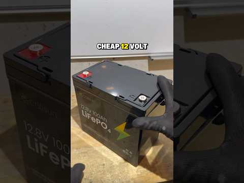Cheap 12V Lithium Battery, CallSun 12V 100Ah LiFePO4 #theoffgridmountainhomestead #youtubeshorts