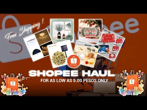 SHOPEE HAUL  AND REVIEW FOR AS LOW AS 5pesos Grabe ang Mura pa at FREE SHIPPING pa!
