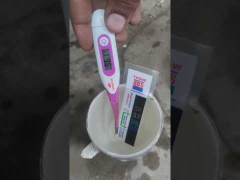 Thermometer to use for semen thawing #semenstraw#cow#animals#ai #ABSthawmeter#dairy#bull#farming