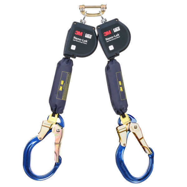 3M™ Class 1 DBI-SALA® Nano-Lok™ Extended Length Twin-Leg Self Retracti – Dakota Riggers & Tool Supply, Inc.