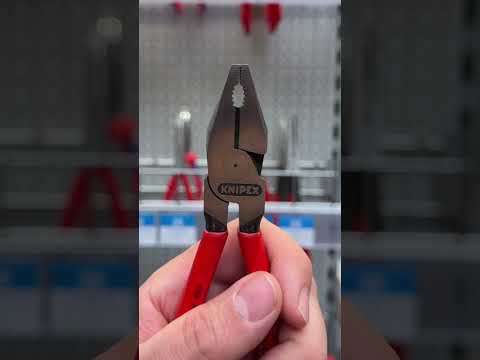 Why do KNIPEX combination pliers have such a tiny gap between the gripping surfaces?