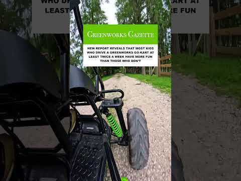 The rumors are true 🤯 #greenworks #gokart #breakingnews