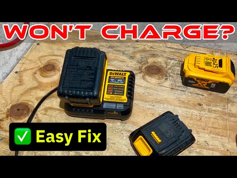 DEWALT Battery Won’t Charge? Two Methods To Try And Fix + Troubleshooting 