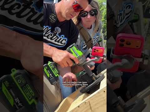 The Greenworks PowerAll 24V impact wrench has SERIOUS torque 😮‍💨🔧⚡️