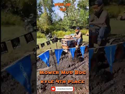 Mud Bog for Mowers! #mower #lawnmower #mud #mudbog