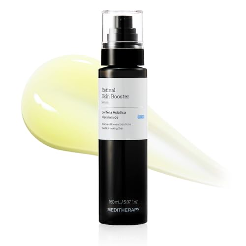 Amazon.com: MEDITHERAPY Retinal Skin Booster Serum | Retinaldehyde, Niacinamide Anti-Aging Serum - K-Beauty Facial Serum for Fine Lines, Firming & Radiance | Hydrating Face Serum All Skin Types, 5.07 fl oz : Beauty & Personal Care