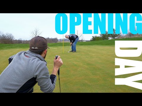 Backyard Golf Course Opening Day