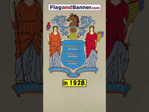 The New Jersey Flag Explained | FlagandBanner.com  #flag #history #usa #newjersey #nj #vexillology
