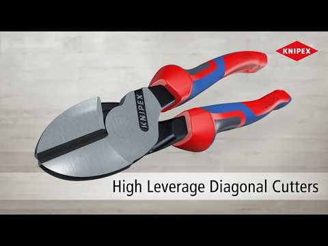 74 02 200 KNIPEX High Leverage Diagonal Cutter // Maximum Performance For The Toughest Applications