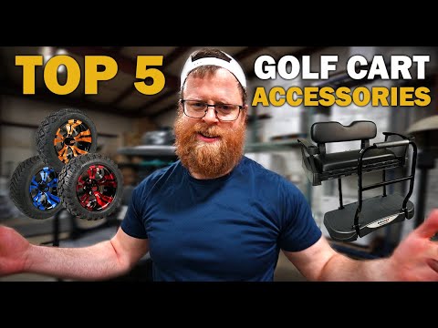 Top 5 Golf Cart Accessories! (CLUB CAR, EZ-GO, YAMAHA)