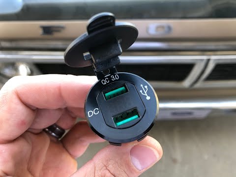 1970 F250-USB charging outlet