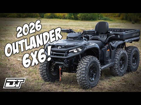 ALL-NEW 2026 Can-Am Outlander Max 6x6 Backcountry 1000R Detailed ATV Overview