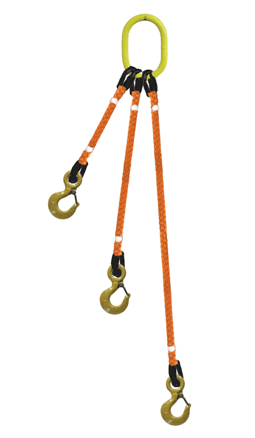 3-Legged Tool Lifting Rope Sling, Crosby Hooks – Dakota Riggers & Tool Supply, Inc.
