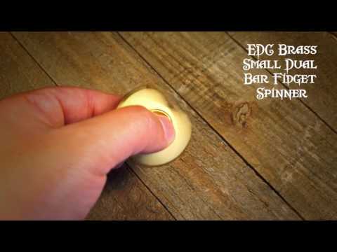 EDC Brass Small Dual Fidget Spinner