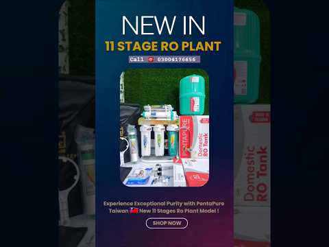PentaPure 11 Stages Ro Plant | Best Water Filter System for Home | Best Ro Plant for Home