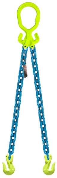 2-Leg Adjustable Chain Sling with Grab Hooks, 3/8" – Dakota Riggers & Tool Supply, Inc.