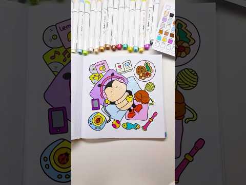ASMR COLOR WITH ME Coco Wyo #coloring #colorwithme #coloringbook #coloringpages #asmrcoloring #asmr